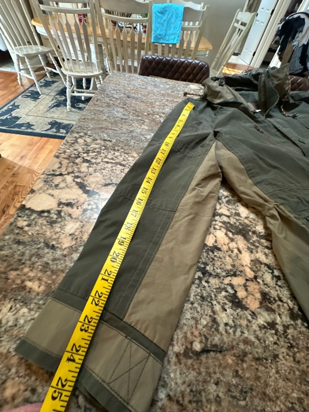 The Territory Ahead Olive Green Lightweight Anorak - Picture 11 of 11